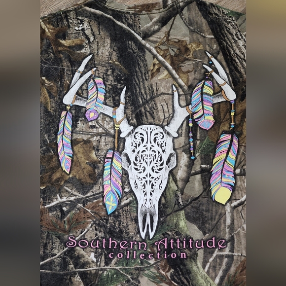 Russell Outdoors Southern Attitude Collection Camo TShirt - Picture 5 of 6